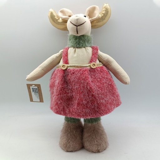 [CHBLOOM14] 360 HOME CHRISTMAS DECORATION 17*12*0CM ORNAMENT STANDING DEER (GIRL)