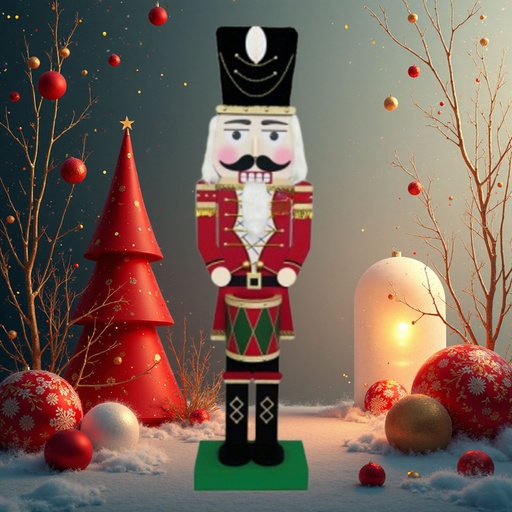 [CHSUN15] 360 HOME CHRISTMAS DECORATION 15.35"X6.34"X59.25" WALNUT SOLDIER