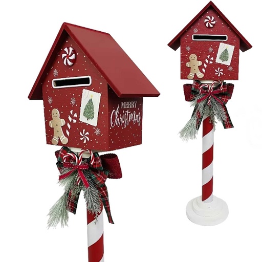 [CHSUN18] 360 HOME CHRISTMAS DECORATION 10.63"x6.34"x29.1" WOODEN STANDING