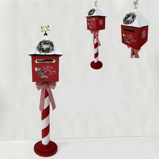 [CHSUN19] 360 HOME CHRISTMAS DECORATION 10.38*10.38*45" WOODEN STANDING