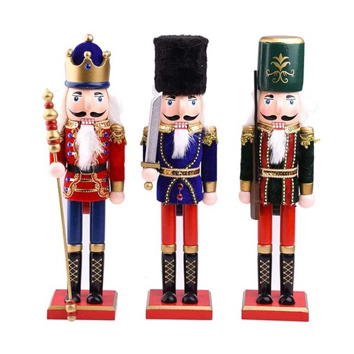 [NUTC-24] 360 HOME CHRISTMAS NUTCRACKER DOLL 9*8*38CM FESTIVE SOLDIER 