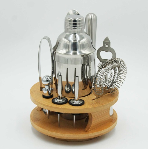 [KITSS30] 360 HOME SHAKER COCKTAIL SET 550ML STAINLESS STEEL