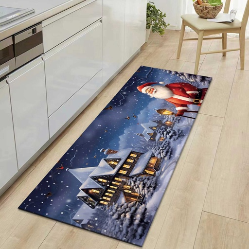 [CHESS35] 360 HOME CHRISTMAS CARPET WELCOME 60*90CM JINGLE JOY KITCHEN MAT