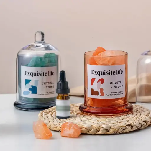 [HOSC9] 360 HOME DIFFUSER STONE HIMALAYAN SALT ROUND