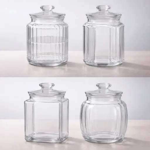[DI2SO-16] 360 HOME GLASS STORAGE JARS