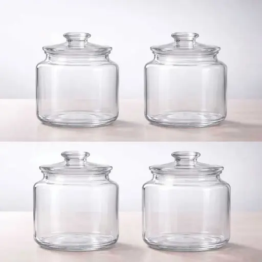 [DI2SO-18] 360 HOME GLASS STORAGE JARS
