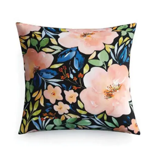 [EVPIL9] 360 HOME PILLOW FLORAL DESIGN 45*45 MULTICOLOR FLOWERS