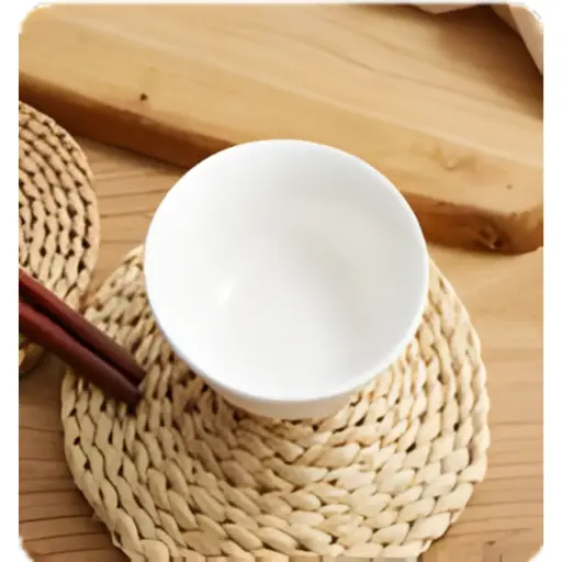 [CERBOW2] 360 HOME 4.5 WING BOWL11.2 WHITE CERAMIC 46.5*36.5*25.5CM