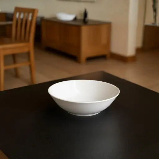[CERBOW3-A] 360 HOME 7 BUCKET BOWL-17.5 WHITE CERAMIC 38.5*37.5*20 