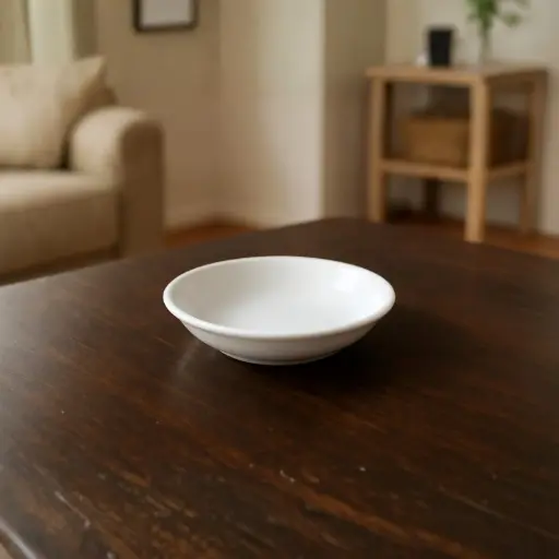 [CERBOW5] 360 HOME 4.5DISC BOWL-11.2 WHITE CERAMIC 37.5*36*26 