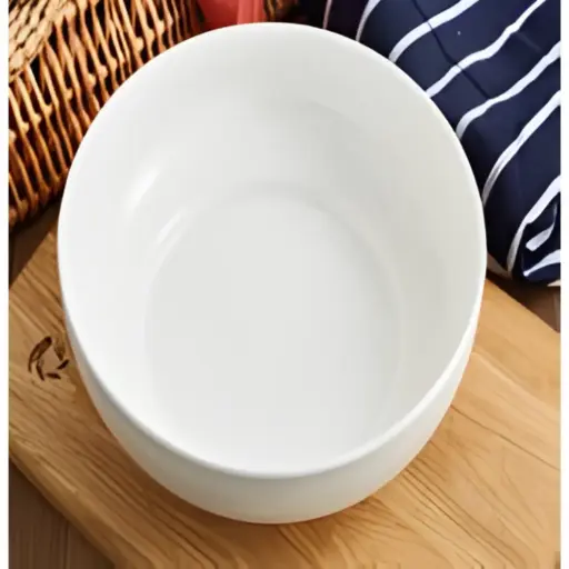 [CERBOW14] 360 HOME 12 ELECTRONIC BOWL-30.1  WHITE CERAMIC 61CM