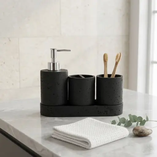 [BATHAC21] 360 HOME LOTION BOTTLE CUP TOOTHBRUSH HOLDER TRAY