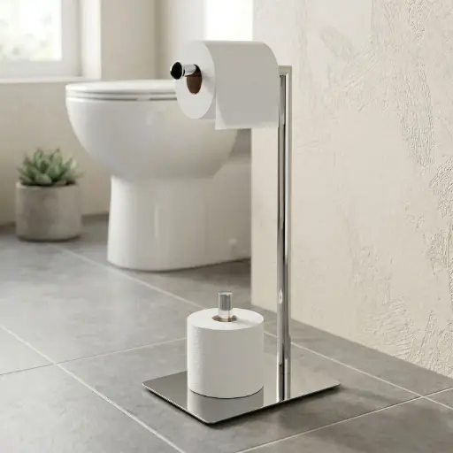 [BATHAC62] 360 HOME FLOOR STANDING BRUSH HOLDER 21x16.3x62cm,1373,430STAINLESS STEEL
