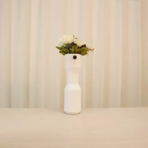 [HODE42] 360 HOME MINIMALIST VASES 10*10*30 WHITE