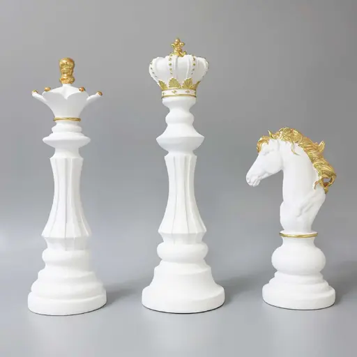 [HODE68] 360 HOME CHESS PIECES FIGURES S,M,L BLACK & WHITE