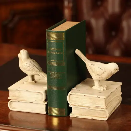 [HODE82] 360 HOME BIRD BOOKEND 10*12*15cm