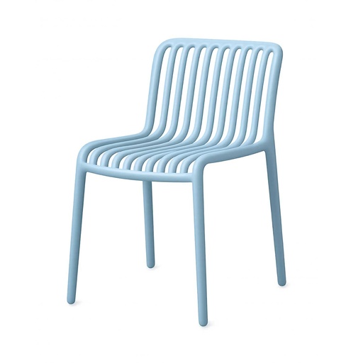 [OCHA-22] 360 HOME CHAIR SLATTED CURVED LINES ON THE BACKREST AND SEAT BLUE