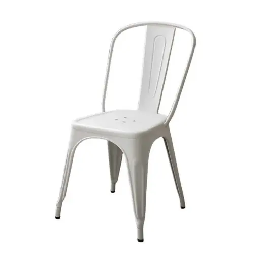 [OCHA-51] 360 HOME CHAIR TOLIX  HIGH CURVED BACK MODEL A WHITE