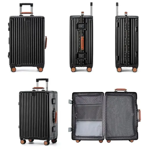 [LUG-2] 360 HOME TROLLEY BAG 20'' ABS+POLYCARBONATE ALUMINIUM FRAMEBLACK