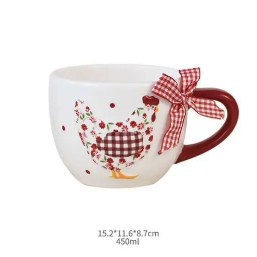 [EASC2] 360 HOME EASTER SOUP CUP WHITE 15.2*11.6*8.7cm