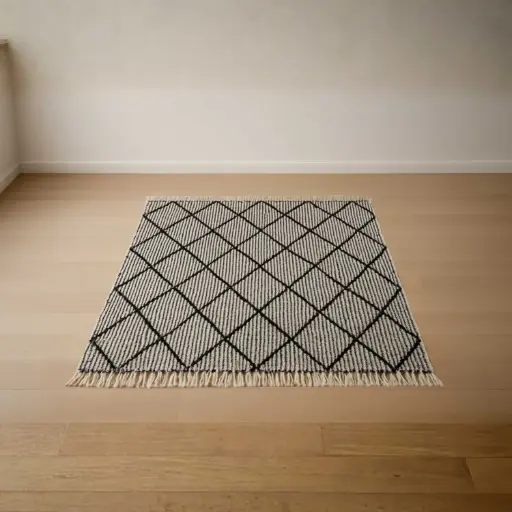 [RUG60*90A] 360 HOME, RUG DESIGNED 60X90CM INDIAN