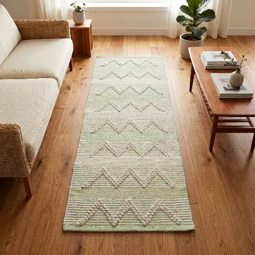 [RUG44*130A] 360 HOME, RUG DESIGNED 45X130CM INDIAN