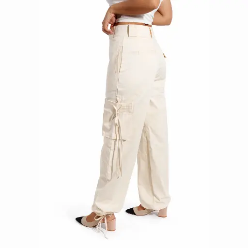 [802912] 360 COTTON MILITARY PANT STRAIGHT CUT BEIGE M