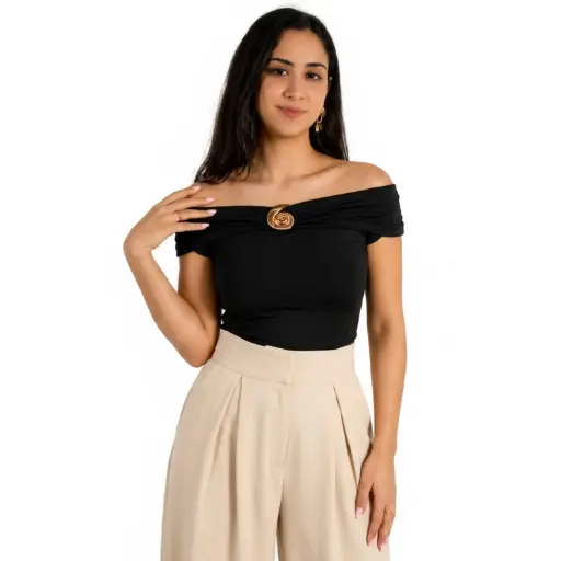 [533929] 360 COTTON BODY SHOLDER SLEEVE BLACK 