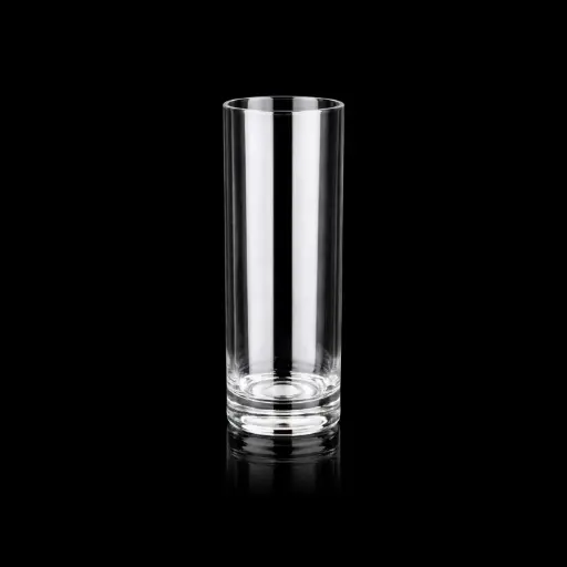 [ACLC-13] 360 HOME POLYCARBONATE HIGHBALL GLASS CYLINDRICAL SHAPE THICK BASE 6.7*16CM(450ML)