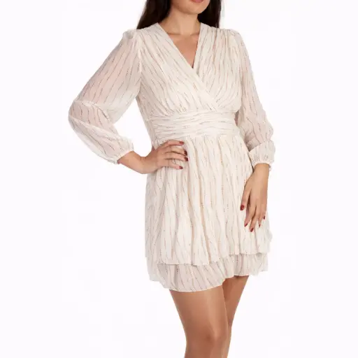 [u11939tssy86] 360 COTTON SILKY LING SLEEVE TOP BEIGE 