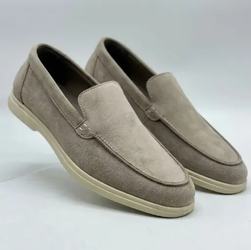 [2Y689-3134C]  360 COTTON LOAFER DAIM GRAY  43