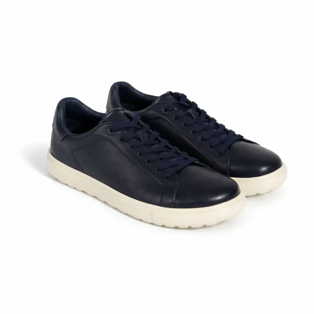 [Y292137C]  360 COTTON SNEAKER LEATHER NAVY  43
