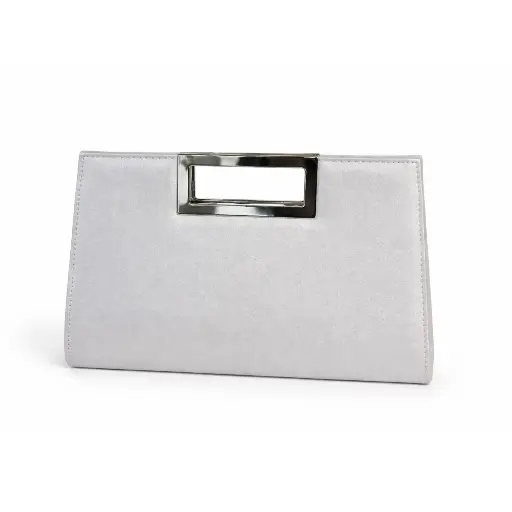 [6195] 360 COTTON WOMEN EVENING HANDBAG HIDDEN TOP CLOSURE ITALY