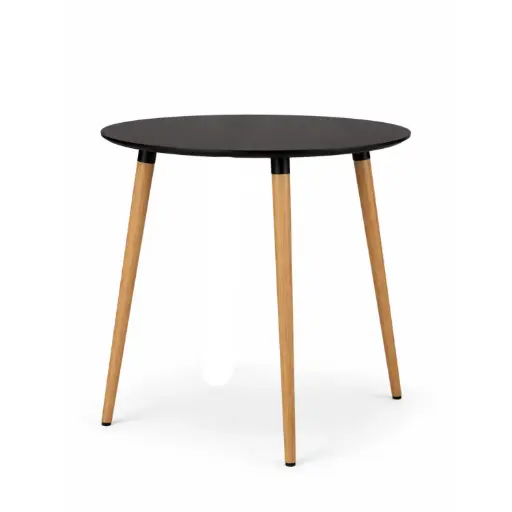[PLTA9] 360 HOME SCANDINAVIAN-STYLE ROUND TABLE MDF Φ70*H75 BLACK
