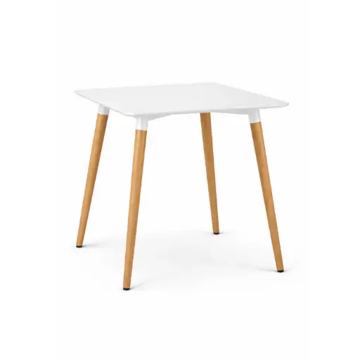 [PLTA17] 360 HOME SQUARE KITCHEN DINING TABLE L70*W70*H75 WHITE