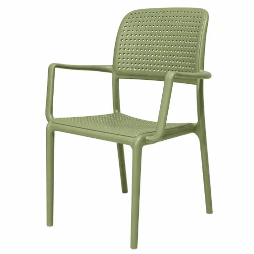 [PLCH22] 360 HOME NARDI RIVA ARM CHAIR POLYPROPILENE GREEN