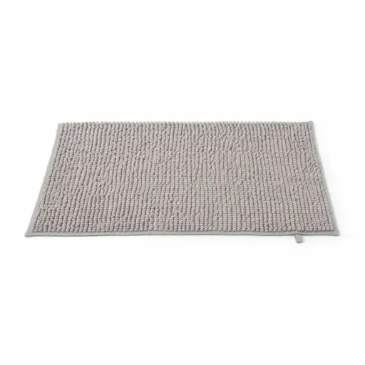 [MTBATH2] 360 HOME SOFT FLUFFY BATHROOM MAT 45X70cm 850GSM（250g/roll) LIGHT GREY CHENILLE WASHABLE