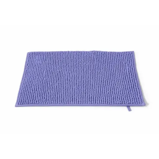 [MTBATH6] 360 HOME SOFT FLUFFY BATHROOM MAT 45X70cm 850GSM（250g/roll) NAVY CHENILLE  WASHABLE
