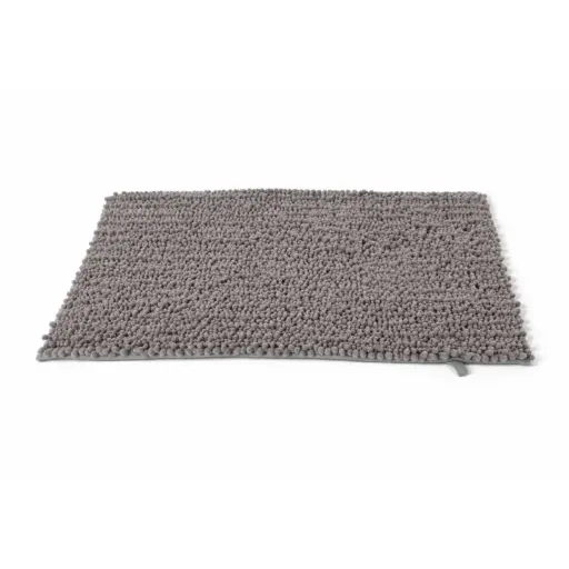 [MTBATH10] 360 HOME SOFT FLUFFY BATHROOM MAT 50X80CM 1600GRM(640g/roll) GREY CHENILLE WASHABLE