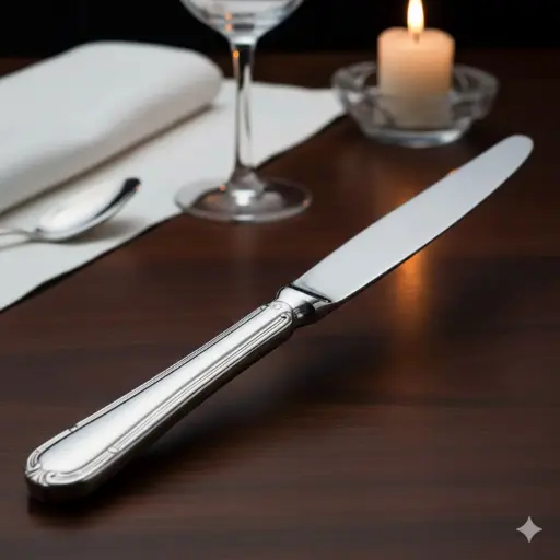 [WED-CU-3] 360 HOME DESSERT KNIFE STAINLESS STEEL 19.9CM