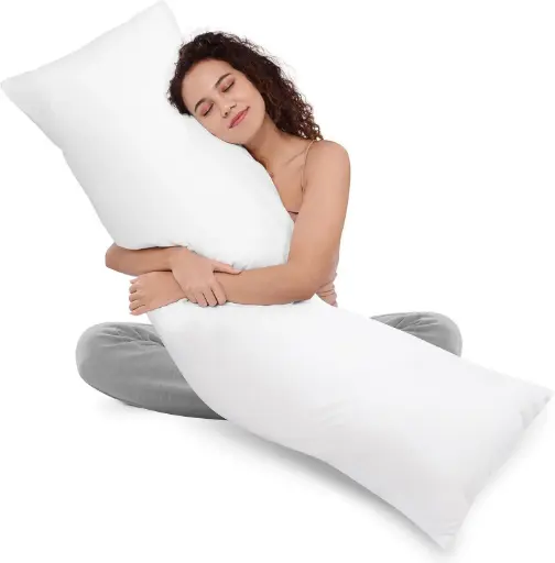 [120BPILL] 360 HOME WHITE BED PILLOW PREMIUM QUALITY 45X120CM