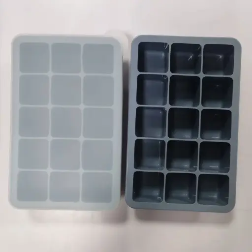 [MK-KIT8] 360 HOME MY KITCHEN  ICE CUBE TRAY WITH LID AND BIN FOR FREEZER   18.7*11.8*3.5CM