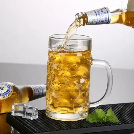 [MK-KIT67] 360 HOME MY KITCHEN GLASS BEER CUP 10.5*19.5CM