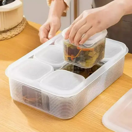 [MK-KIT81] 360 HOME MY KITCHEN PLASTIC FRIDGE STORAGE BOX 7.5*9+29.5*20.5*8.7CM 