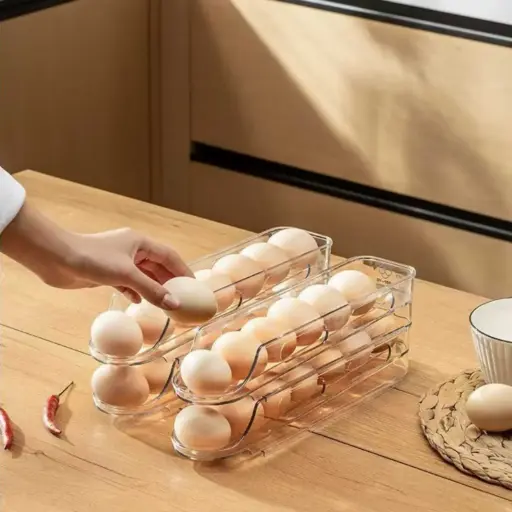[MK-KIT85] 360 HOME MY KITCHEN PLASTIC FRIDGE STORAGE BOX 32.3*7.7*15.9