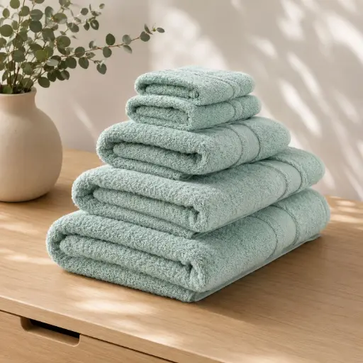 [S1MI50] 360 HOME EGYPTIAN TOWEL 100% COTTON , SOFT AND HIGHLY ABSORBENT 35x50 MINT