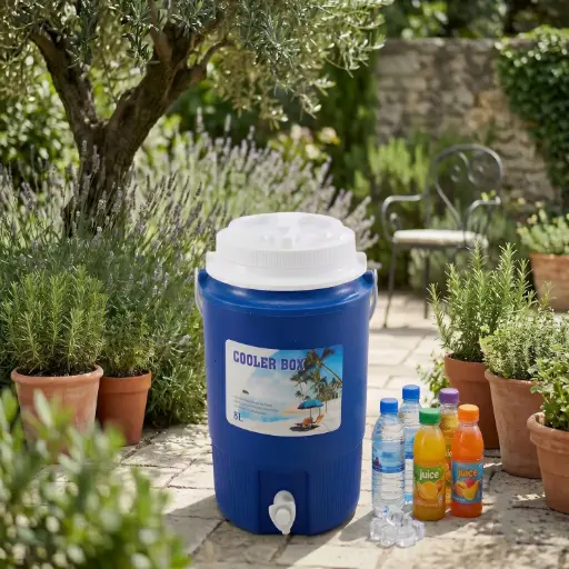 [MOS-CF3] 360 HOME ICE BUCKET 8L ROUND BLUE 23.5*34CM