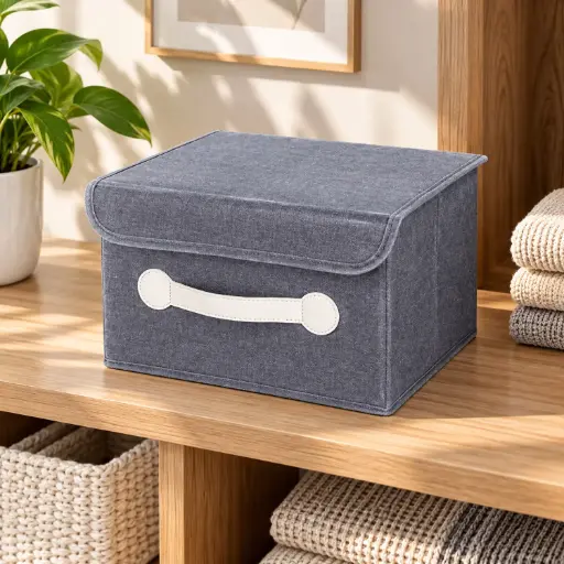 [MH-ORG16] 360 HOME BOX ORGANIZER MULTIUSE 28*28*2
8CM WITHOUT LID RH OXFORD CLOTH STORAGE BASKET