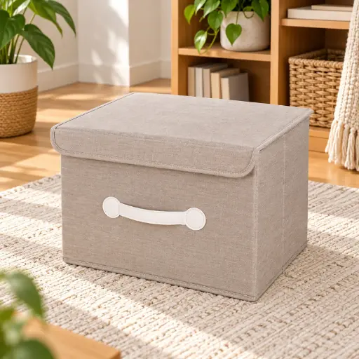 [MH-ORG19] 360 HOME BOX ORGANIZER MULTIUSE 28*28*2
8CM WITHOUT LID RH OXFORD CLOTH STORAGE BASKET