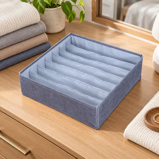 [MH-ORG24] 360 HOME  BOX ORGANIZER MULTIUSE 32*32*9
CM7 GRIDS RH OXFORD CLOTH STORAGE BASKET
